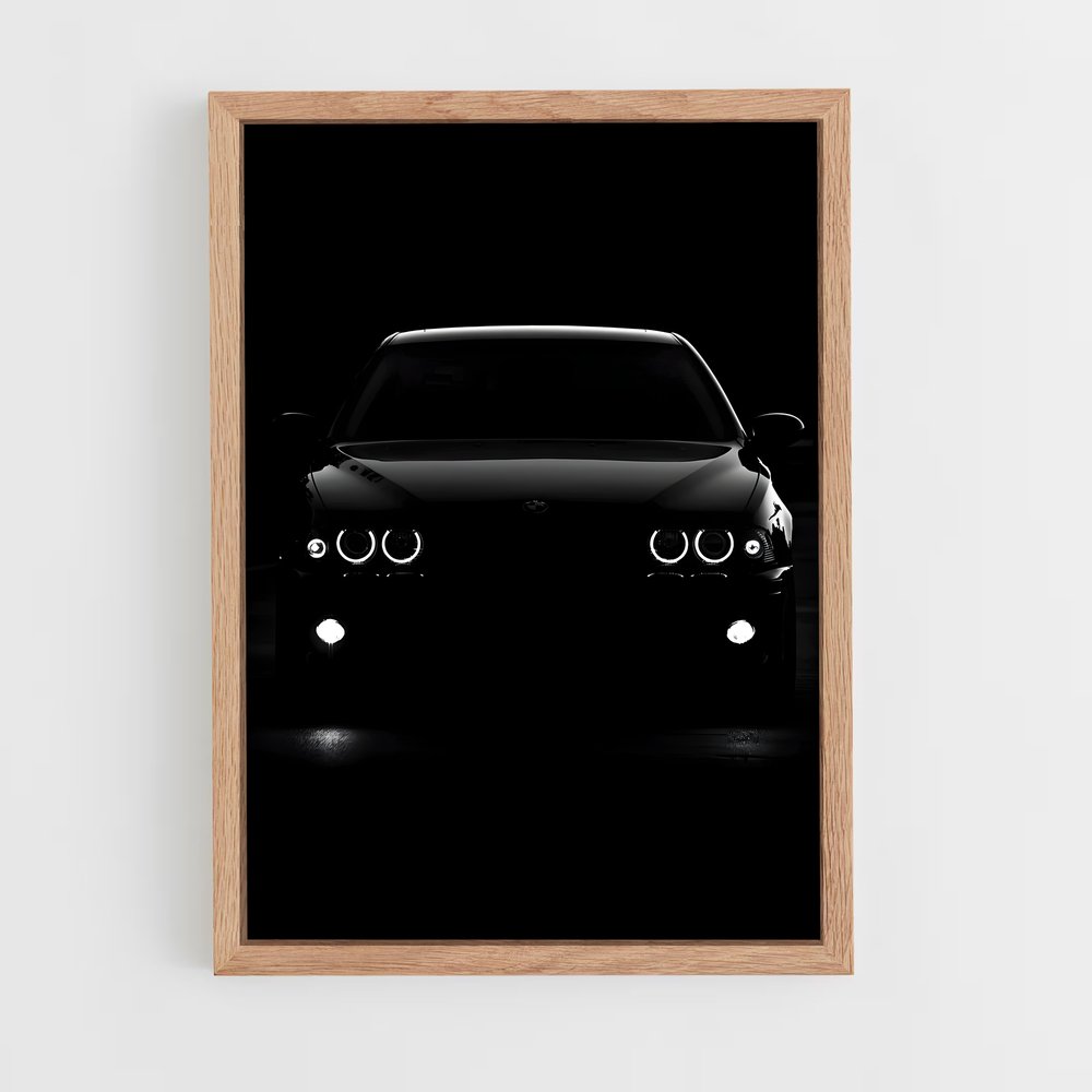 Poster puissance blanche – affiche BMW (vue 4)